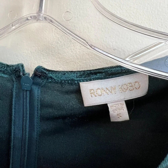 Ronny Kobo Yesenia Teal Green Velvet Cutout Mini Dress Women's Size Small NWT - Picture 8 of 12